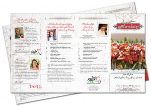 Scrumptious Strawberry Sensations Recipe Brochure