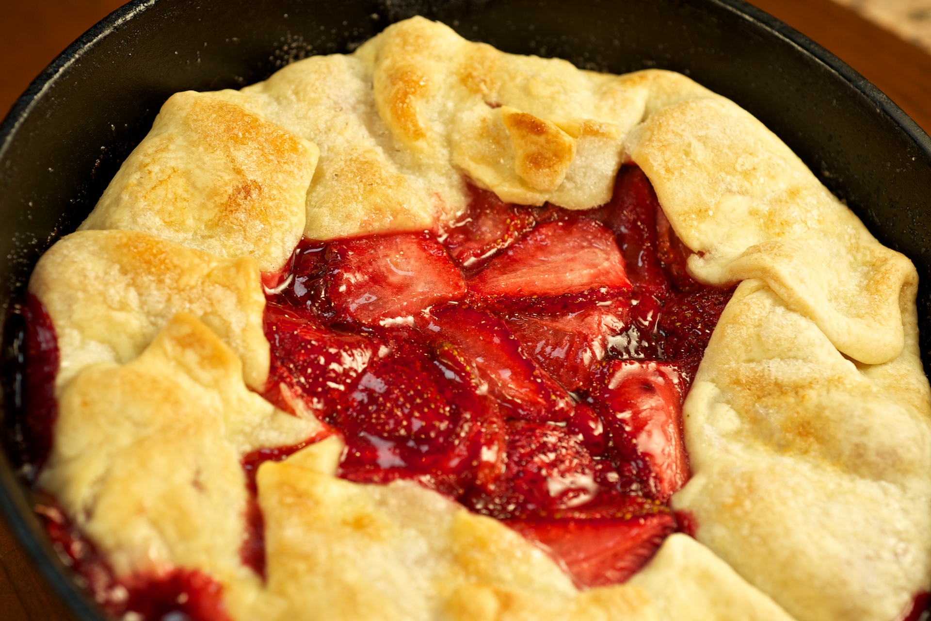 Rustic Strawberry Tart