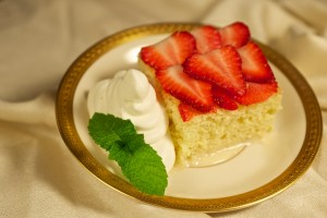 Florida Strawberry Tres Leches Cake