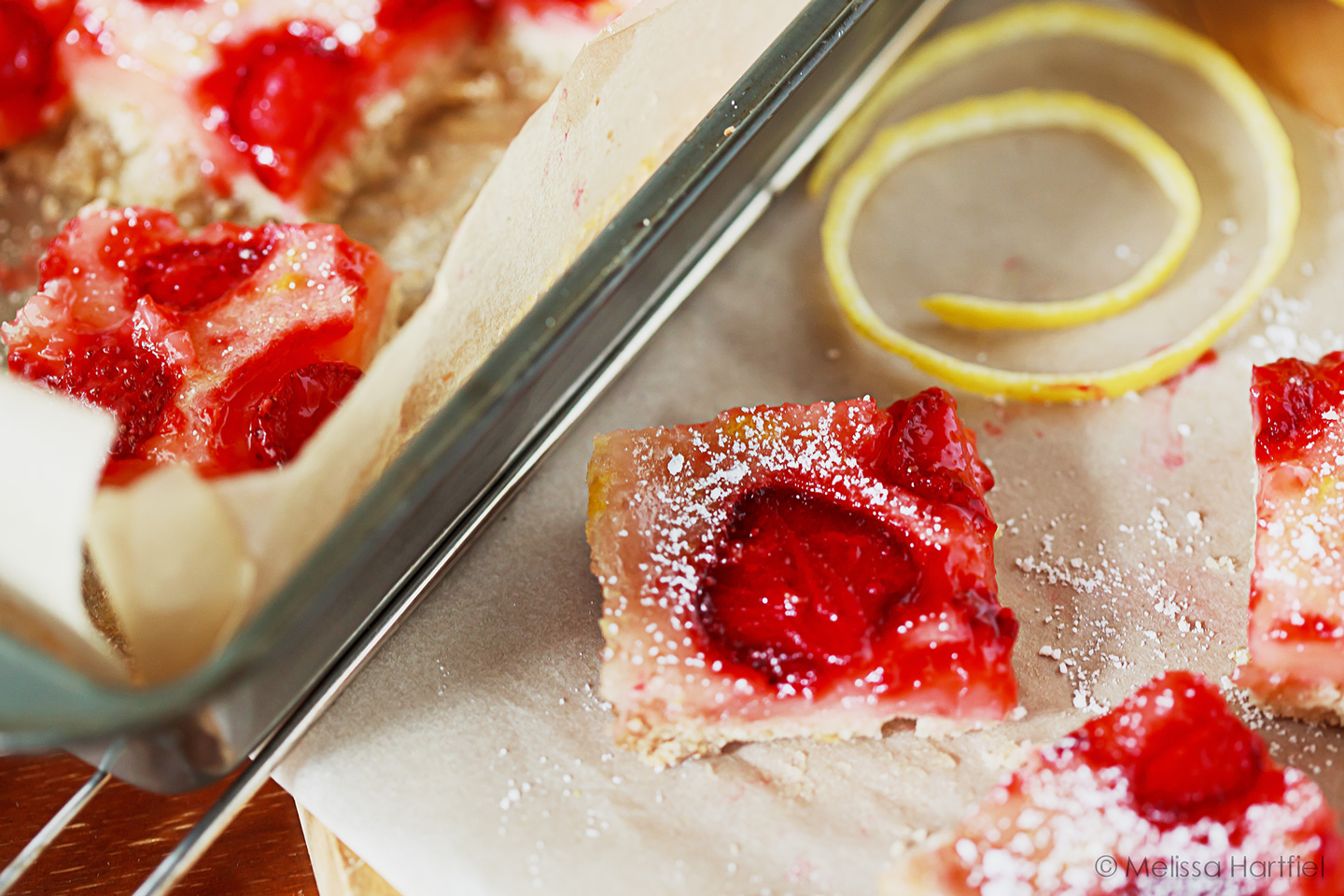 Strawberry Lemon Bars by Melissa Hartfiel