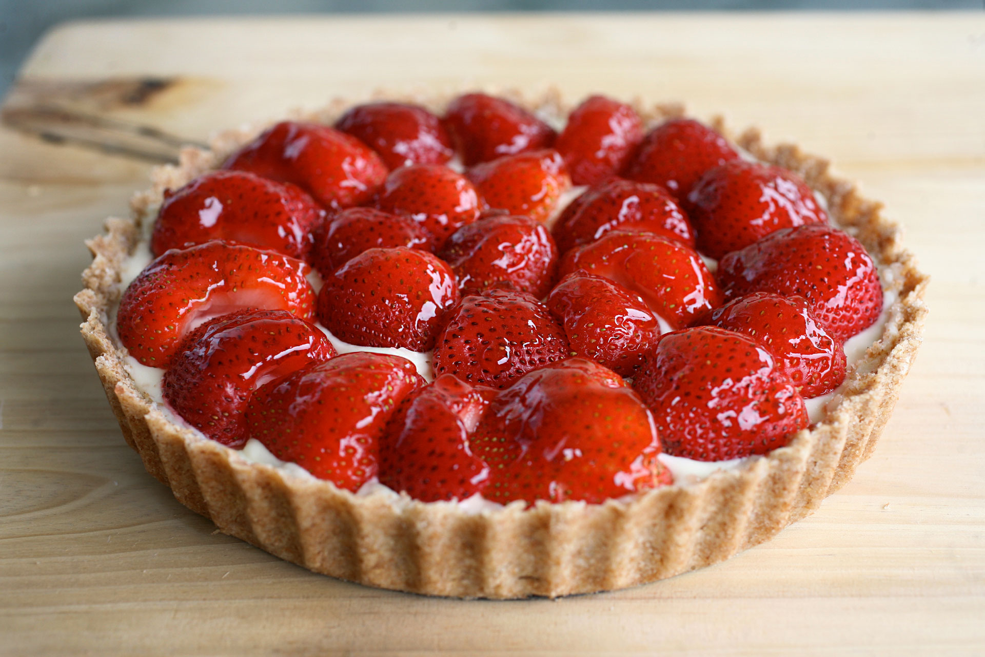 Florida Strawberry Lemon Tart