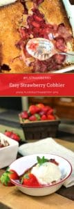 Easy Strawberry Cobbler