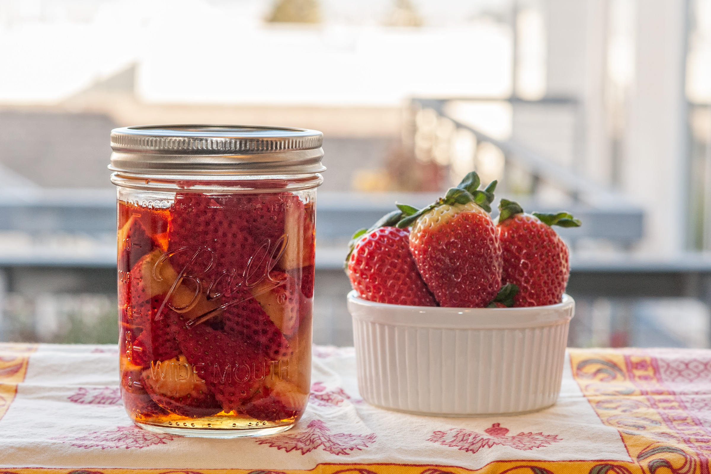 Florida Strawberry-infused Bourbon