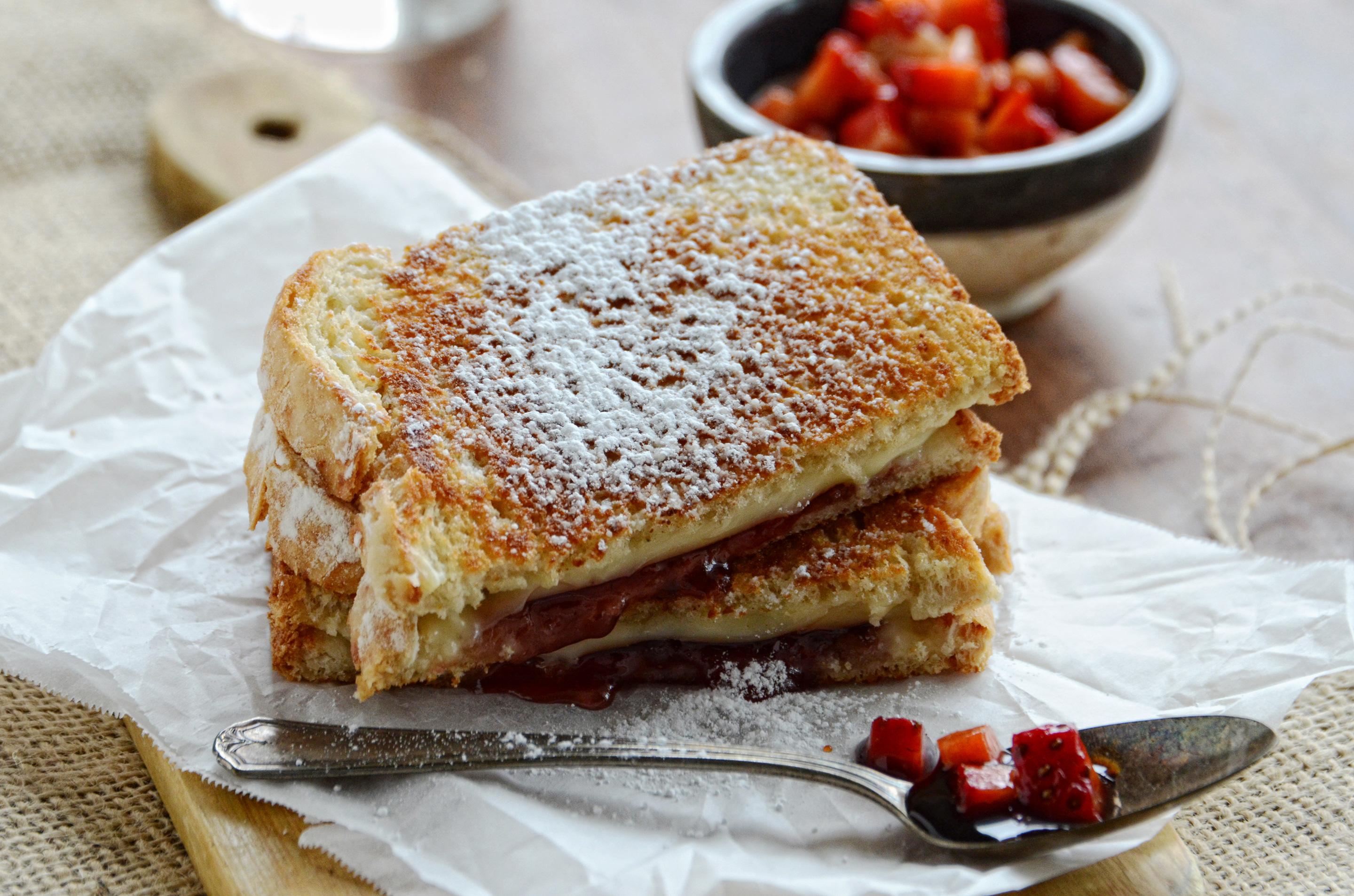 Strawberry Grilled Cheese