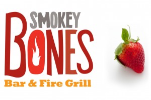 Smokey Bones Logo with Strawberry
