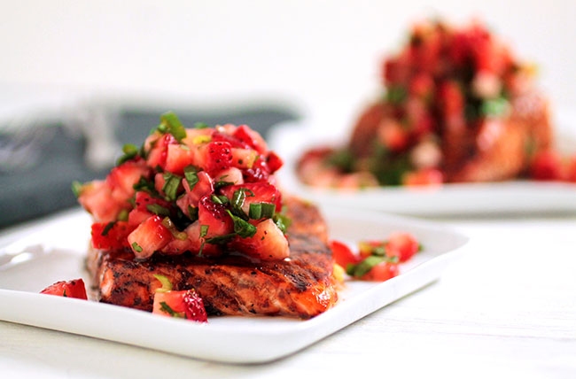 Strawberry Glazed Salmon