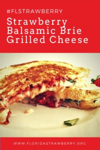 Strawberry Balsamic Brie Grilled Cheese by Authentically Candace