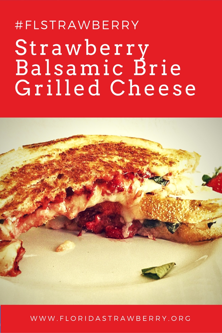 Strawberry Balsamic Brie Grilled Cheese by Authentically Candace