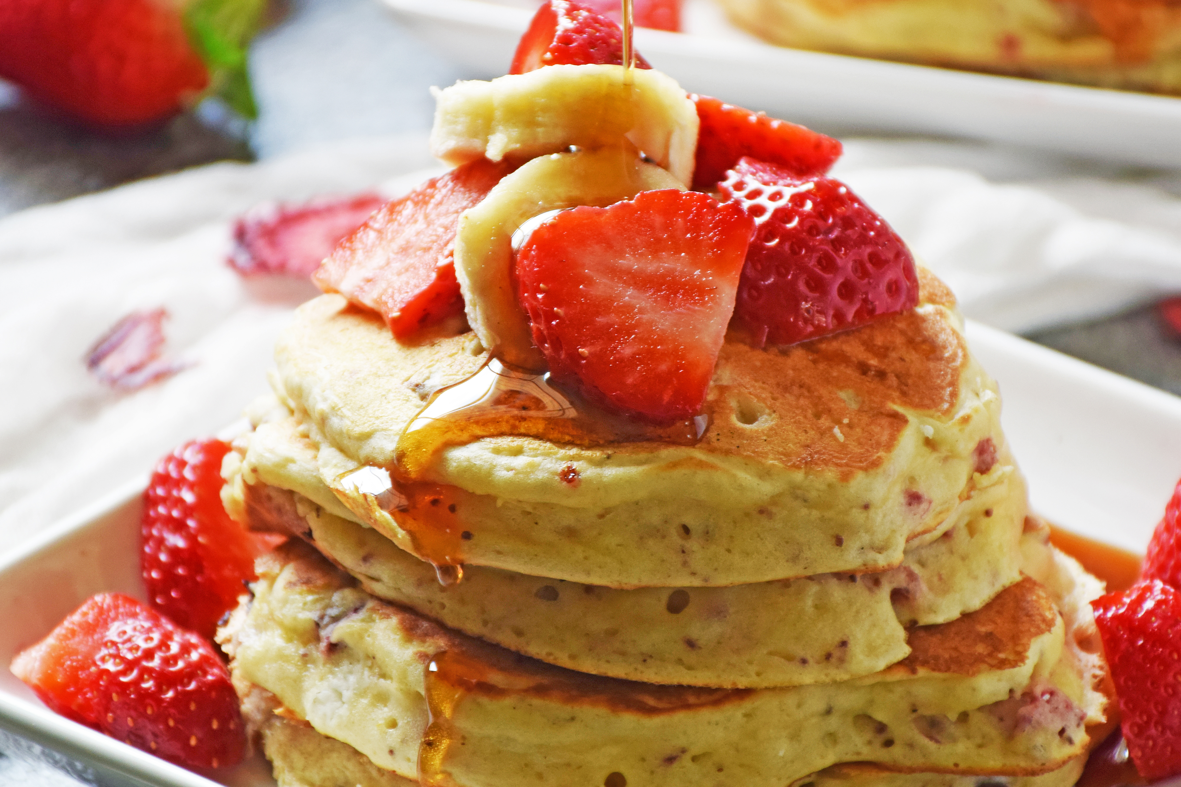 Strawberry Pancakes by Life Tastes Good