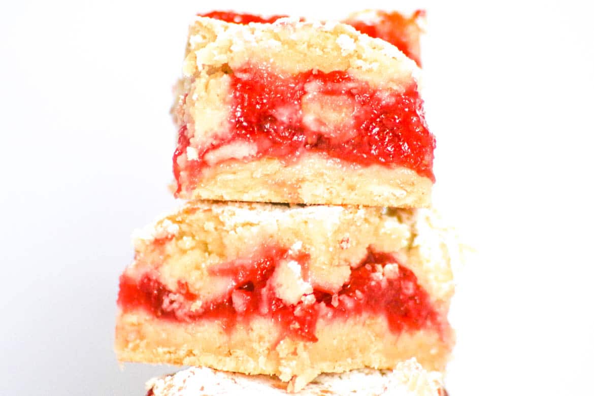 Strawberry Oatmeal Bars by Desserts Required