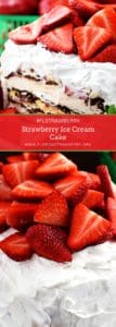 Strawberry Ice Cream Cake by Soulfully Made